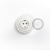 Flush-Mounted Porcelain Schuko Socket Type / Earthed Power Socket