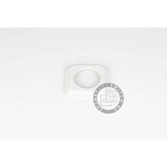 Flush-Mounted Single Square Ceramic Frame