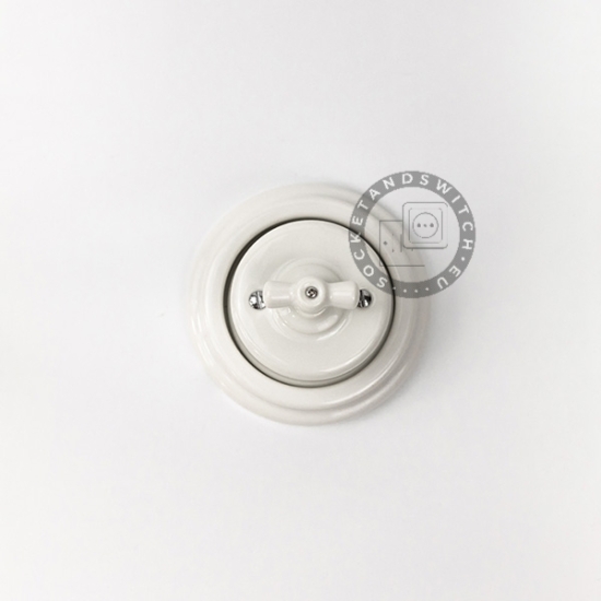 Wall-Mounted Single Light Rotary Switch