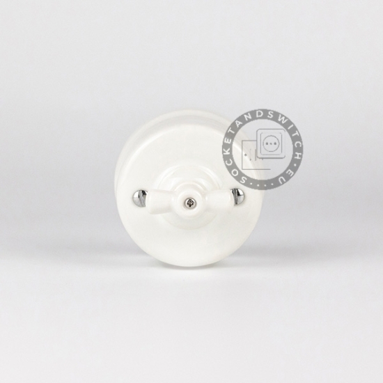 Wall-Mounted Double Stairs Light Rotary Switch